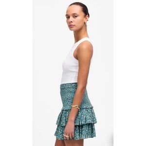 Women's Tiered Mini Skirt Eloise Ditsy Floral size 12 NWT boho